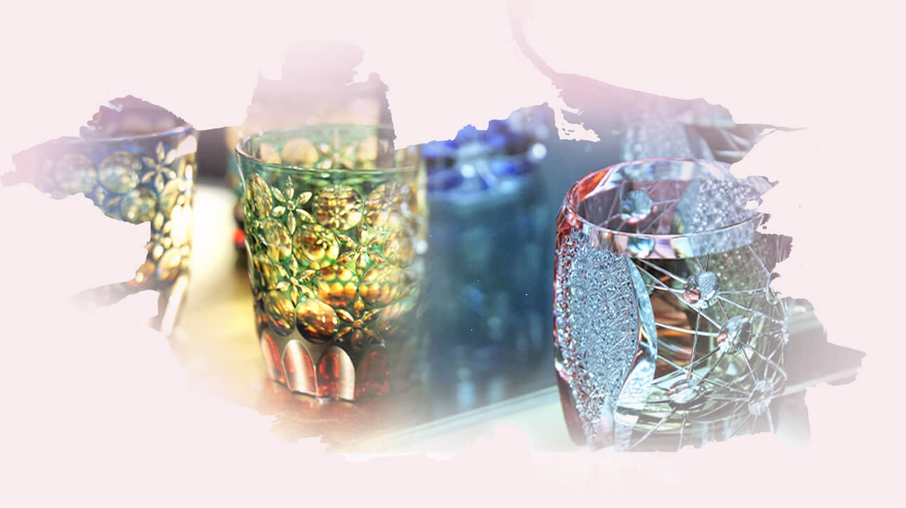 Ly tách là sản phẩm Edo Kiriko phổ biến nhất.